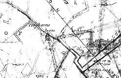 Claybarns on coalmining plan of 1824